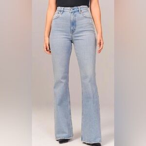 Abercrombie Curve Love High Rise Vintage Flare Jean